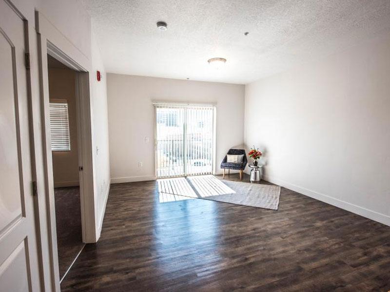Tower view- Apartments in Ogden Living Room A