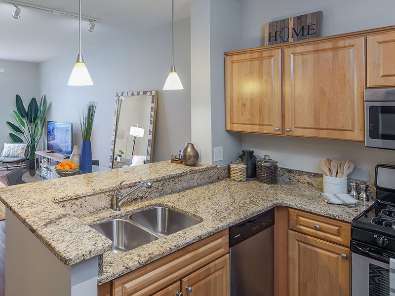 Kitchen Sink | The Reserve Apartments in Evanston, IL