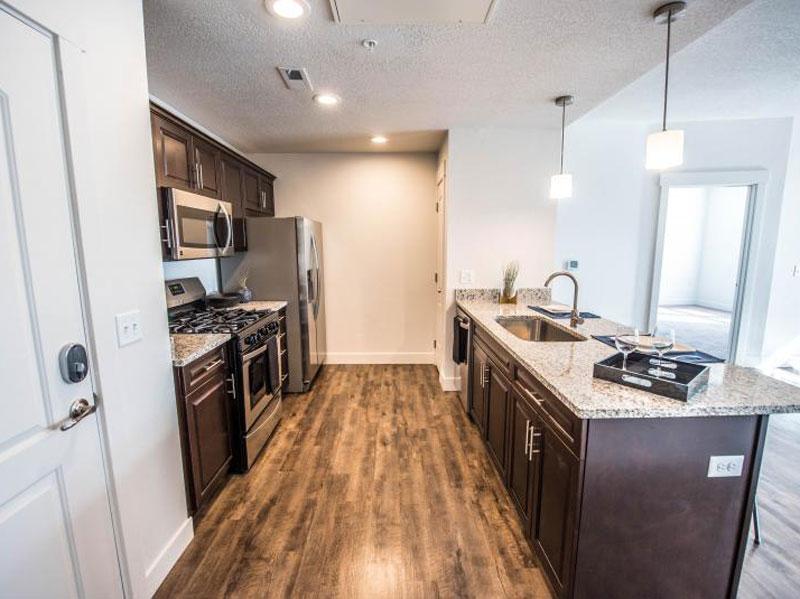 Tower view- Apartments in Ogden Kitchen