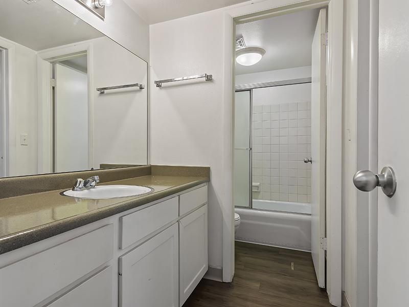 Apartment Bathroom | Cottonwood Creek Estates Apartments in Murray, UT