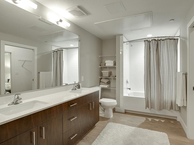 Bathroom | Boulder View Apartments | Colorado