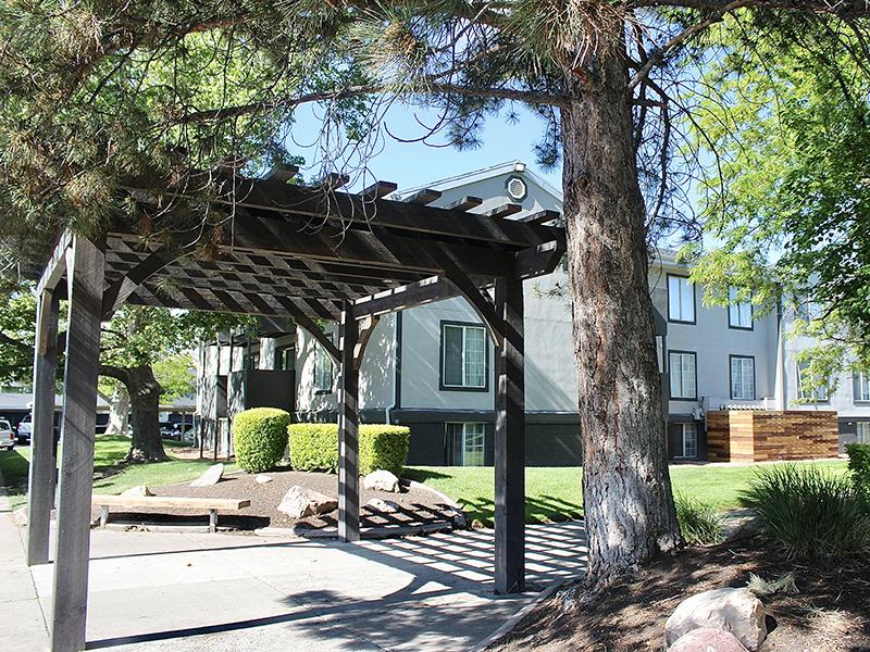 Shaded Walkways | Downtown West Apartments in Salt Lake City, UT