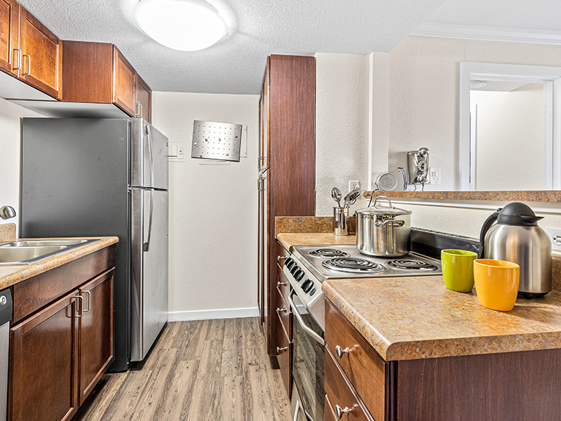 Kitchen | Avantus Apartments in Denver, CO