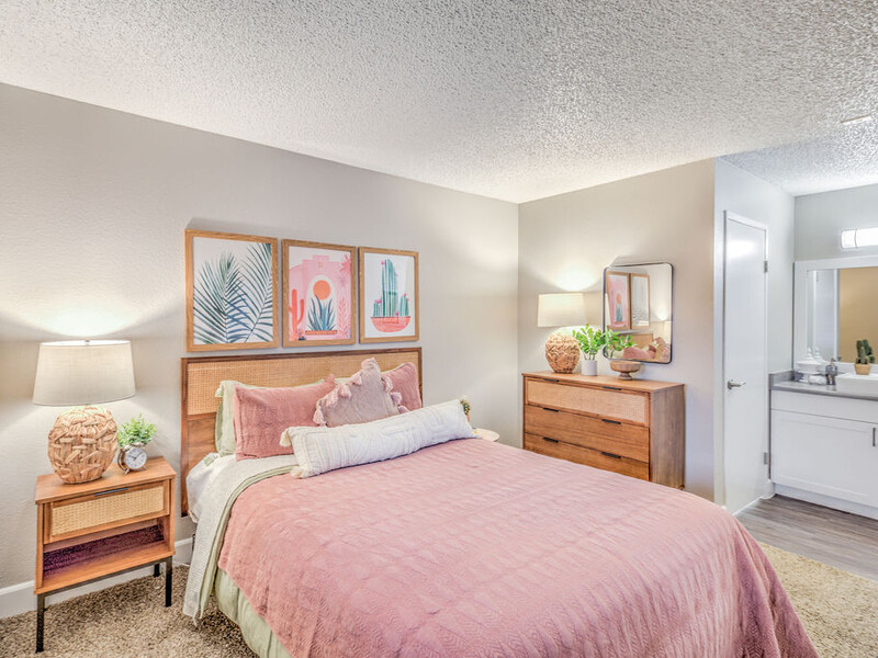 Furnished Bedroom | Mojave Flats | Apartments in Las Vegas