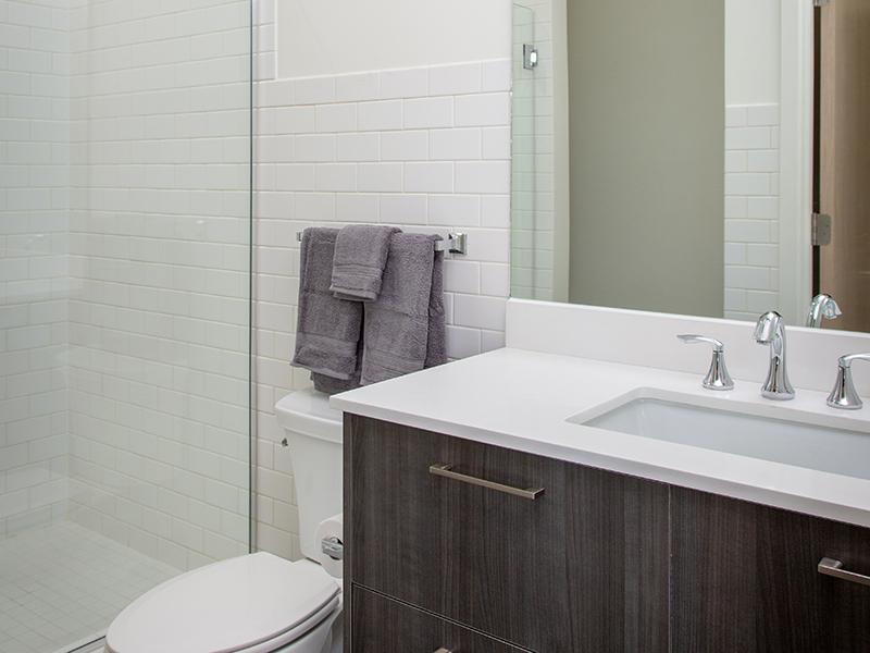 Bathroom | 21 and View Salt Lake Apartments