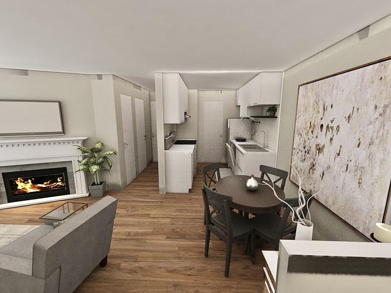 Interior Rendering | Edge at Fitzsimons Apartments