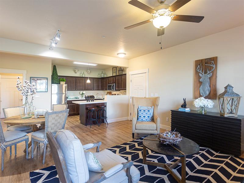 Living Room & Dining Room | Meadows at Park Avenue