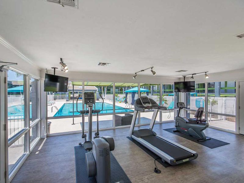 Gym | Portola Biltmore Apartments