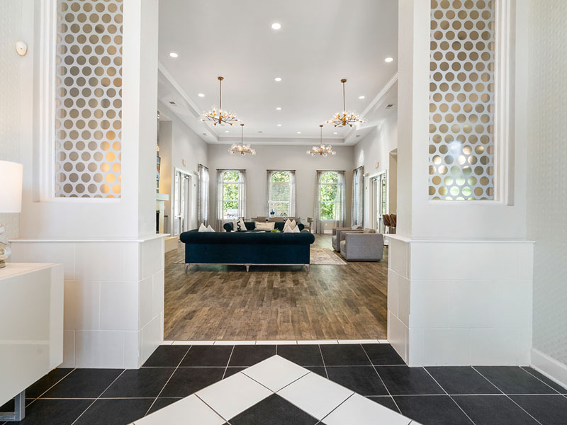 Clubhouse Entry | Millennium Apartments
