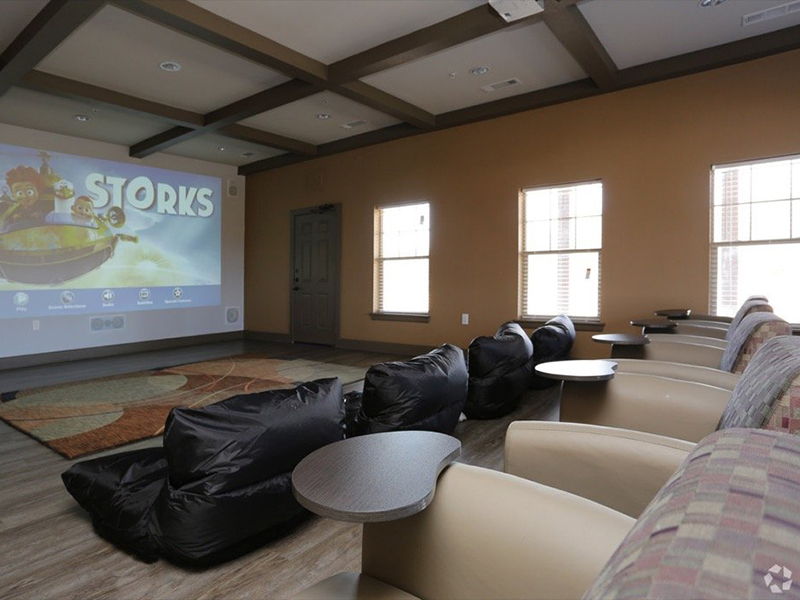 Theater | Woodlands of Denton Apartments