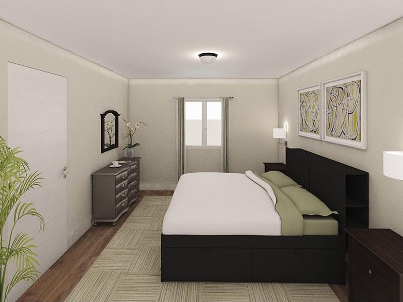 Bedroom Rendering | Edge at Fitzsimons Apartments