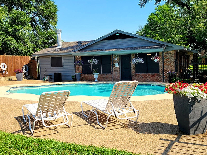 Pool | Gazebo Apartments in Denton, TX