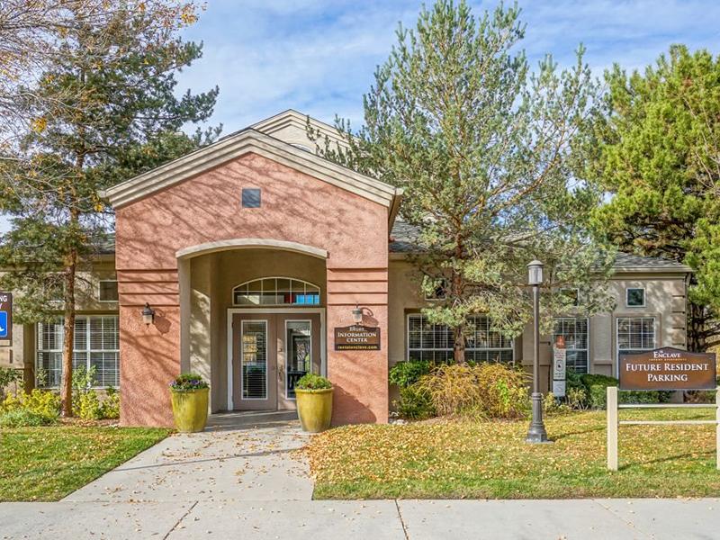 Club House Building Exterior | The Enclave Albuquerque Apartments