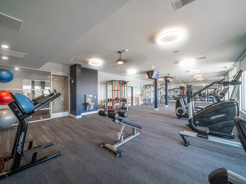Fitness Center | Elevate at Pena Station