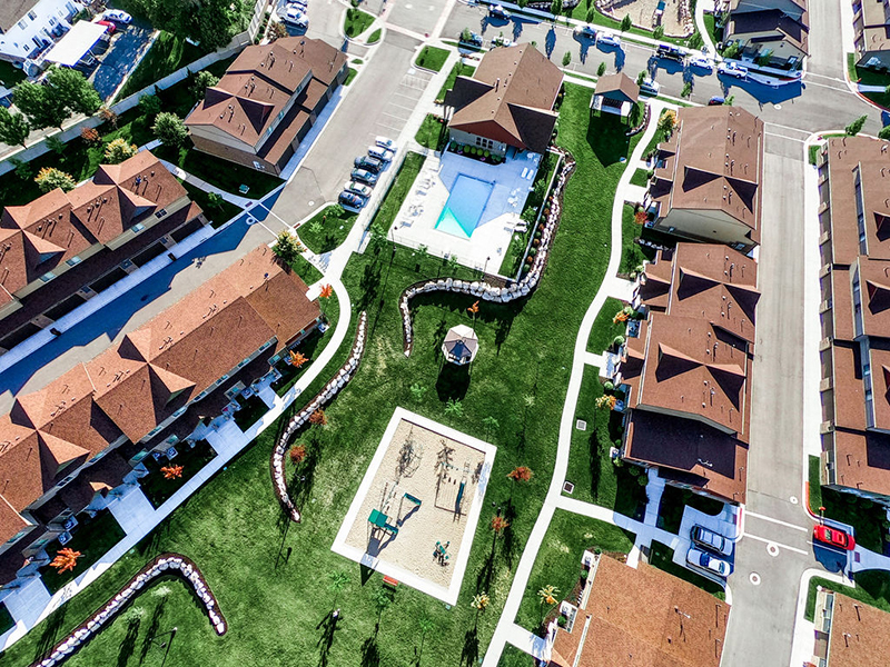 Aerial View | Mountain View Townhomes in Ogden, UT