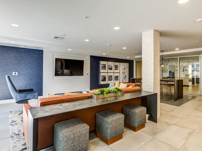 Clubhouse Seating | The Link Apartments in Glendale, CA