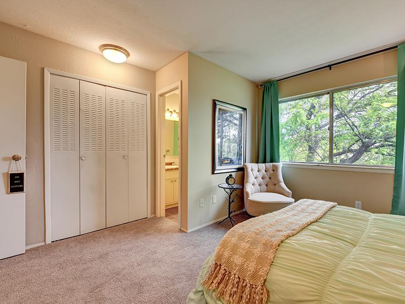 Bedroom Closet | Township Square Apartments in Saginaw, MI