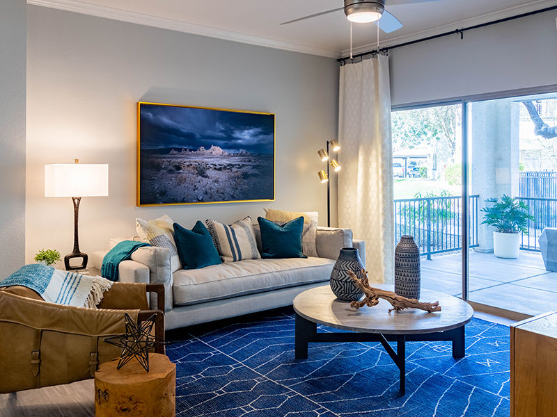 Living Room | Serafina Apartments