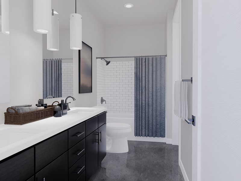 Bathroom | Unit 100 | The Charli