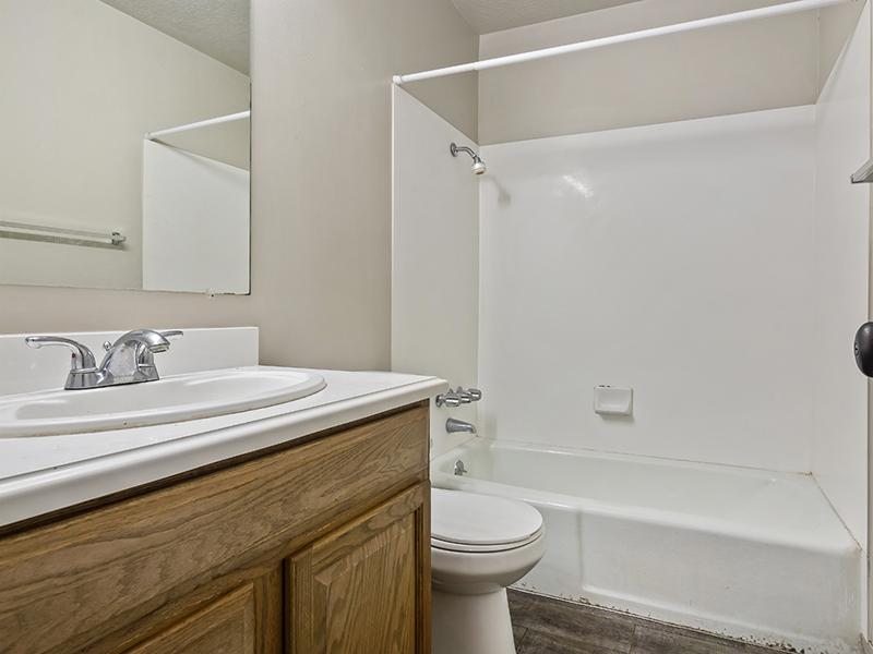 Bathroom | Woodside at Holladay Apartments in Salt Lake City, UT