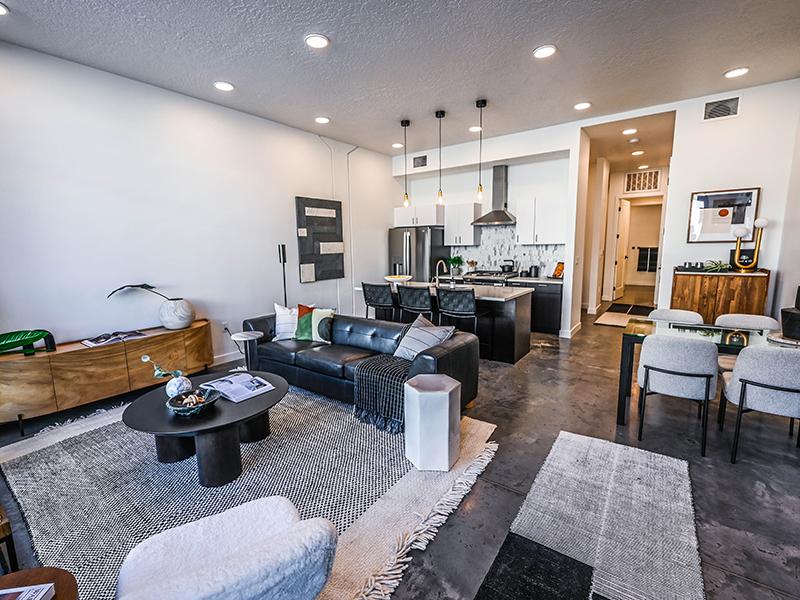 Front Room | TheCHARLI Apartments in Salt Lake City, UT
