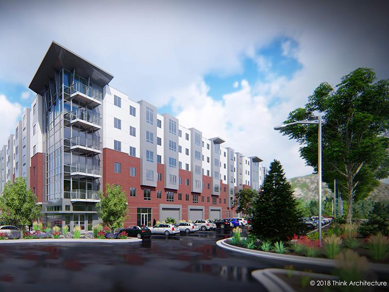 Exterior | Rendering | Canyon Vista Apartments in Draper, UT