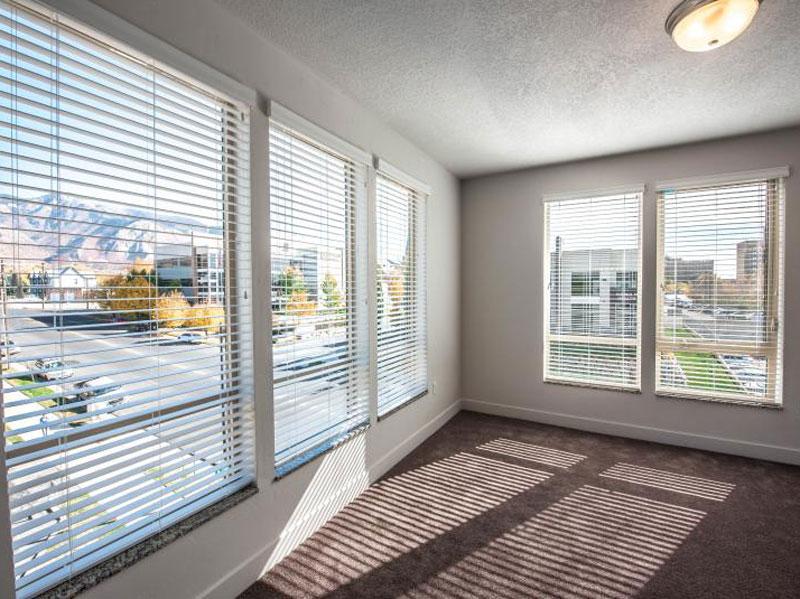 Tower view: Apartments in Ogden Bedroom