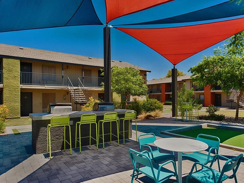 Exterior Patio | Avia 266 Apartments