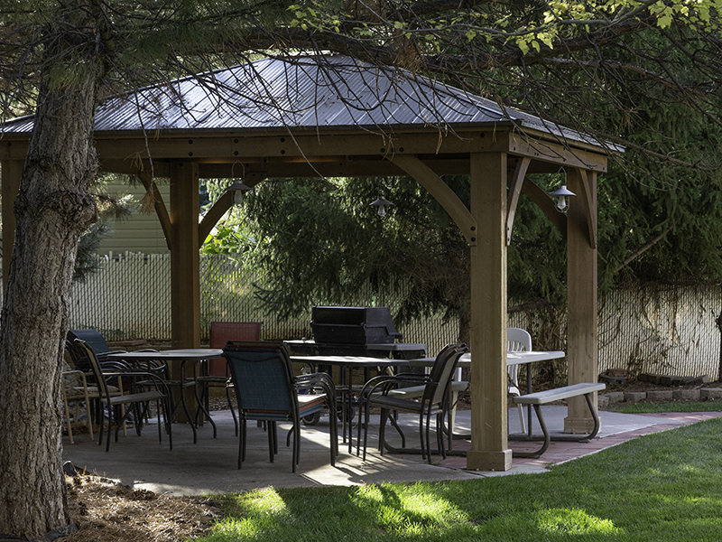 Gazebo | Riley Court Senior Apartments in Bountiful, UT