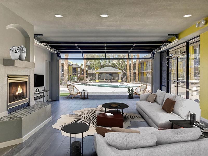 Clubhouse Lounge | Park 67 Apartments in Glendale, AZ