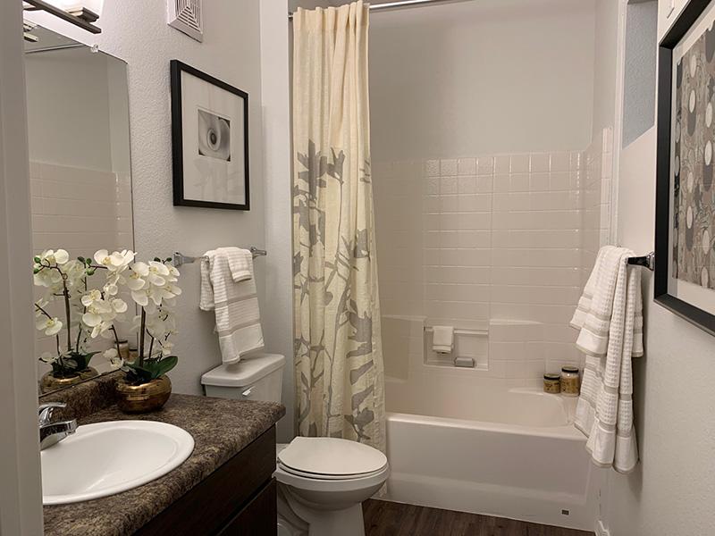 Bathroom | Elevation Luxury Apartments