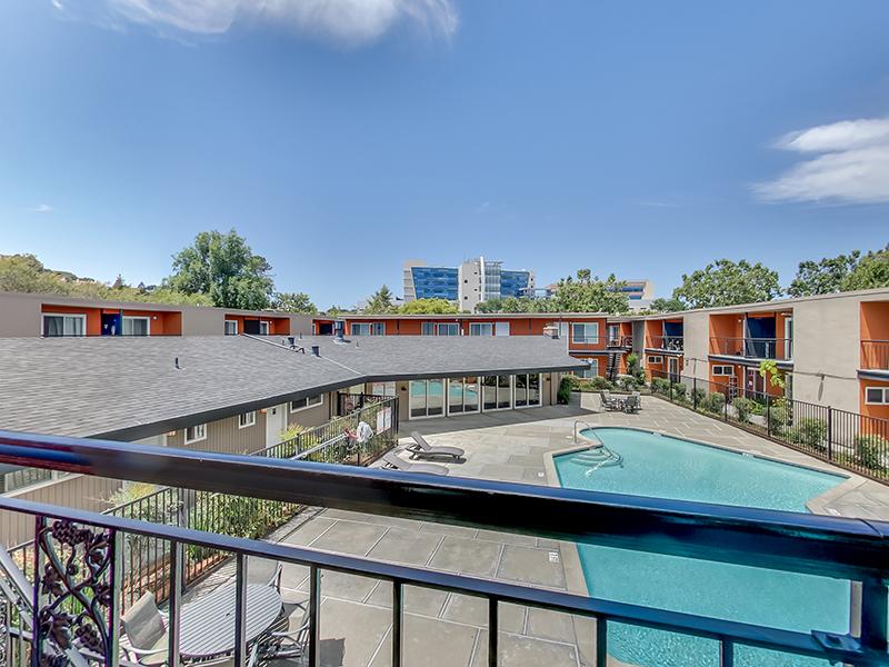Pool View from Balcony | Park Tower