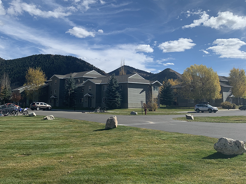 Building Exterior | Blair Place Apartments in Jackson, WY