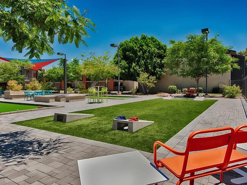 Exterior Patio | Avia 266 Apartments