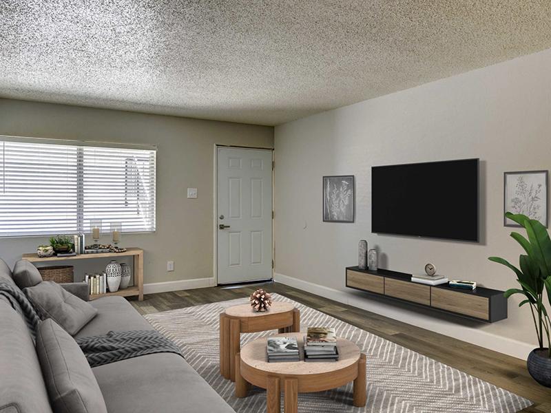 Staged Front Room | Park 67 Apartments in Glendale, AZ