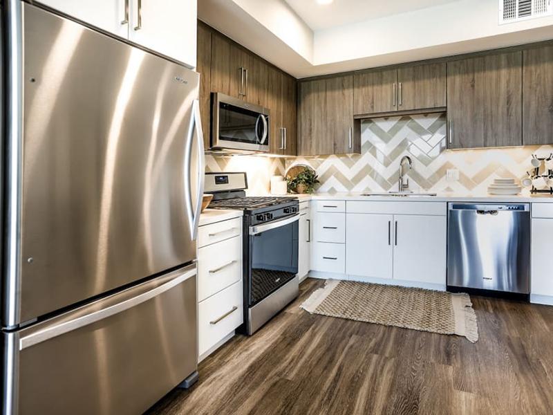 Fully Equipped Kitchen | The Link Glendale CA Apartments