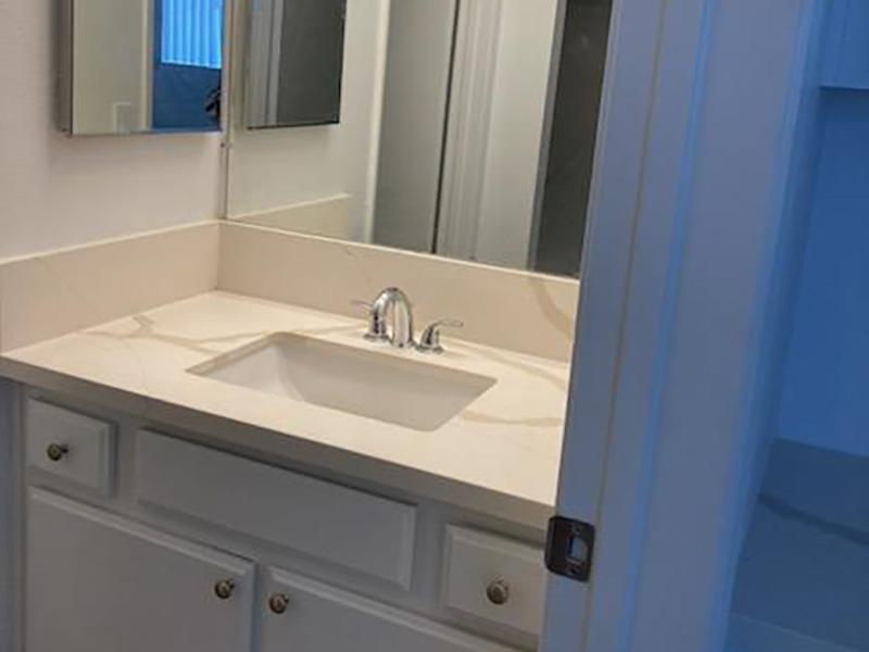 Bathroom | Studio Arnaz Apartments in Los Angeles, CA