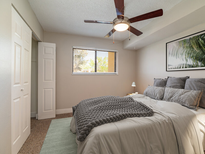Bedroom - Furnished | Villas Del Sol II Apartments in Albuquerque, NM