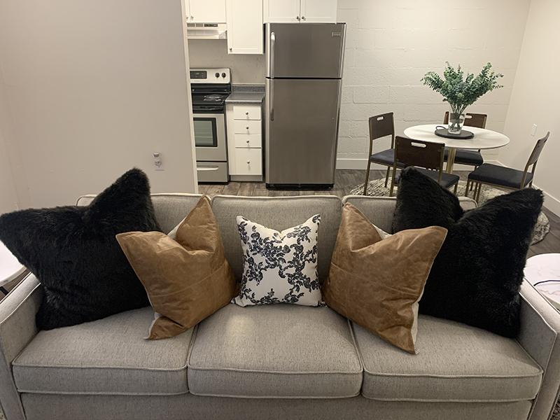 Living Room | Towers on Main Apartments