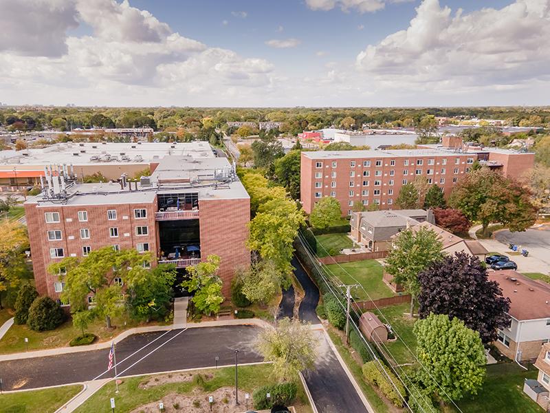Arial View | Centennial North Apartments in Mount Prospect, IL