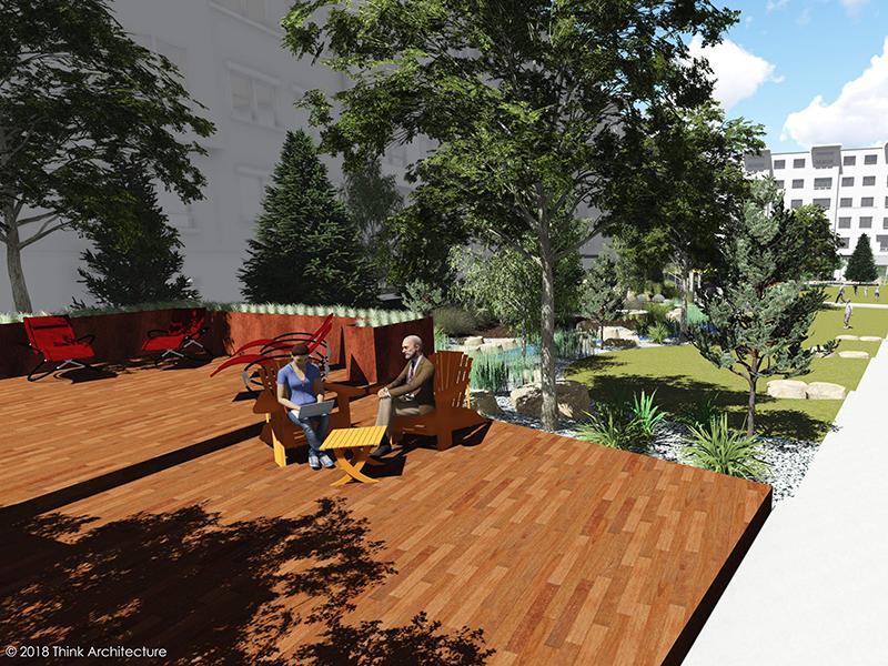 Outdoor Patio | Canyon Vista Apartments in Draper, UT