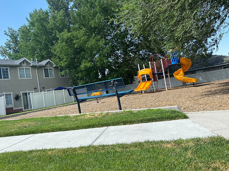 Playground Bench | Westland Cove Apartments in West Valley City, UT