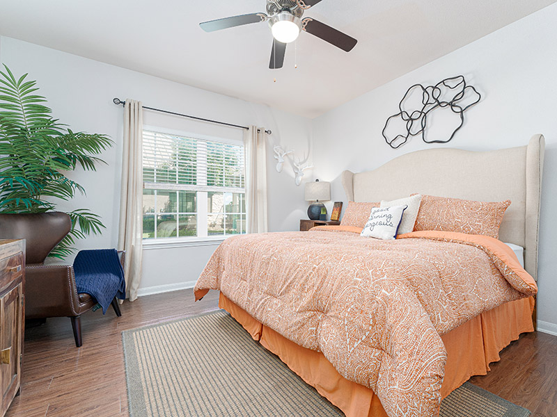 Bedroom | Cascadia Apartments in San Antonio, TX