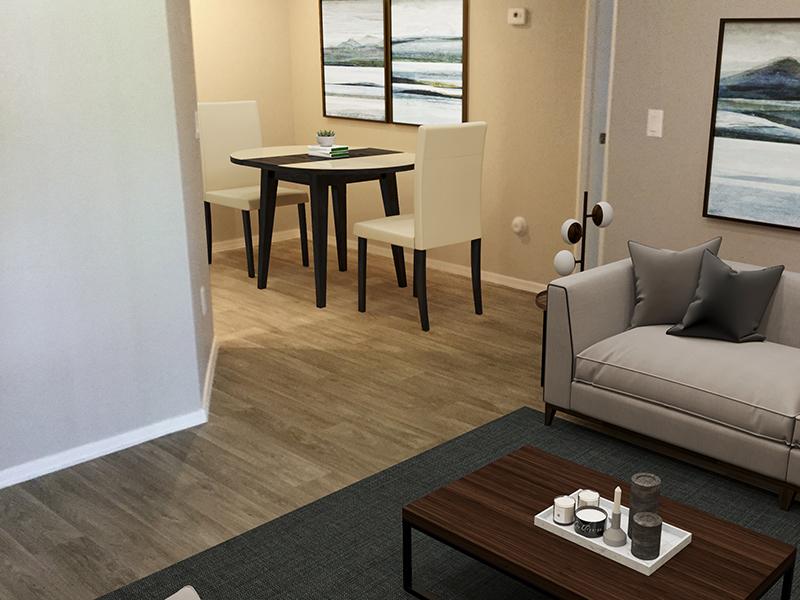 Renovated Living Room | Aria on Mill