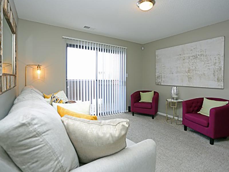 Living Room | Ascend at Red Rocks Lakewood Apartments