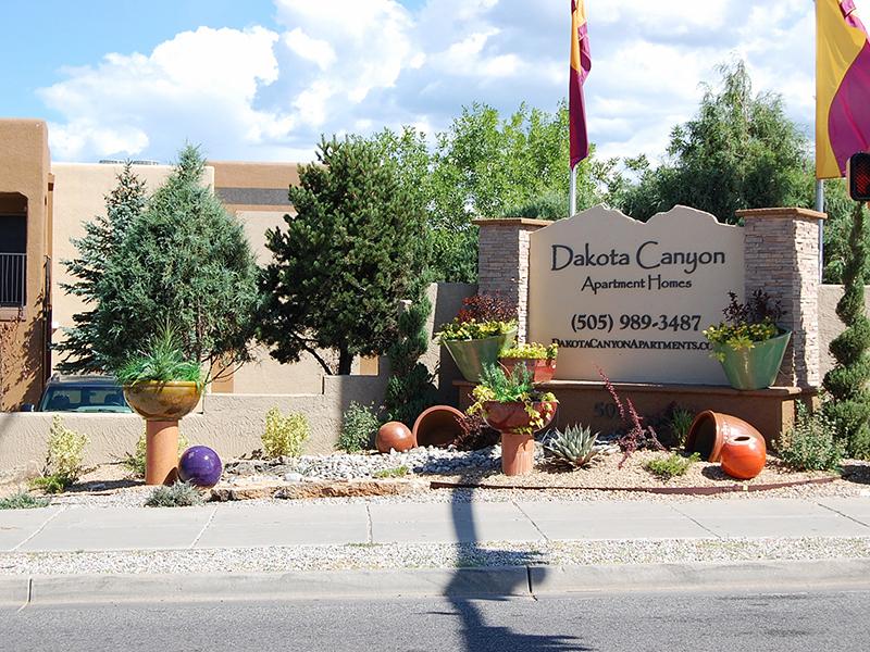 Exterior Sign | Dakota Canyon Apartments in Santa Fe NM