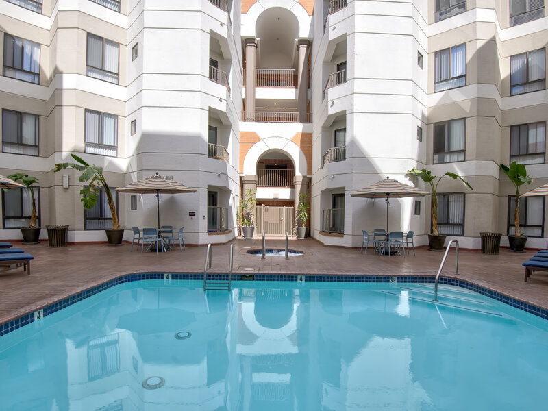 Swimming Pool | Elevation Long Beach Apartments in Long Beach, CA