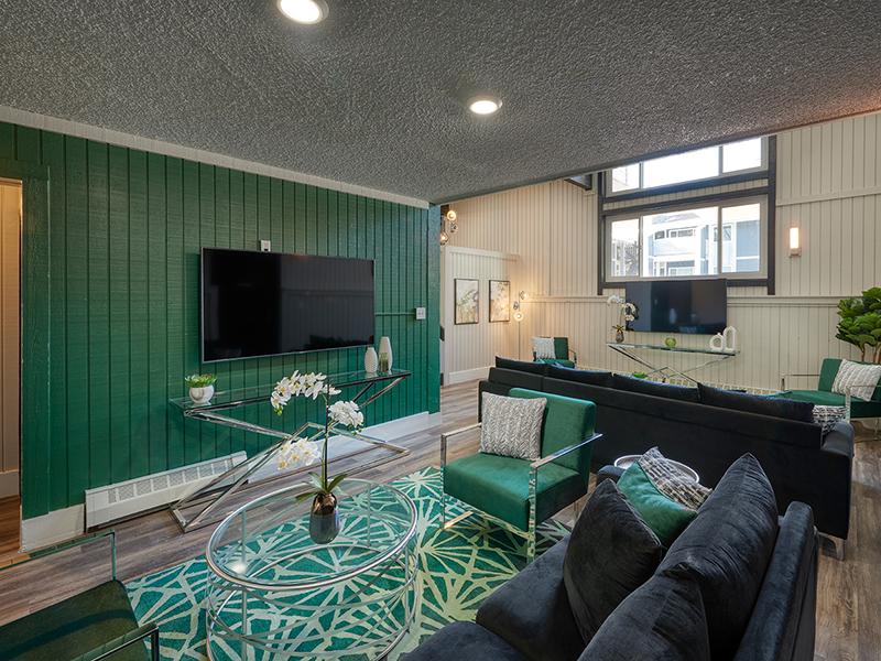 Clubhouse Lounge Area | Park at Penrose Apartments in Colorado Springs, CO