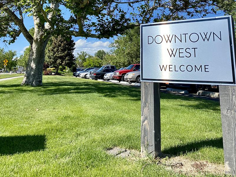 Welcome Sign | Downtown West Apartments in Salt Lake City, UT