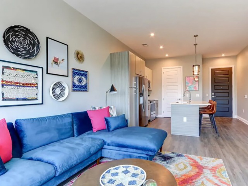 Living Room | Station 324 Apartments in Columbus, OH